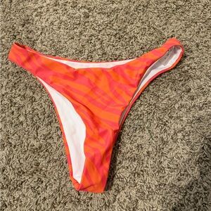 SHEIN Vibrant Pink and Orange Bikini Bottom